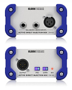 KLARK TEKNIK DN100 V2 - активный ди-бокс, 2 входа JACK, 1 вход XLR, 1 выход XLR